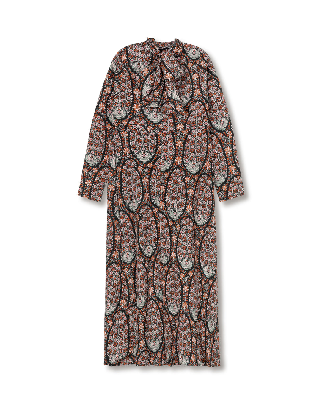 Floral Tie Neck Dress