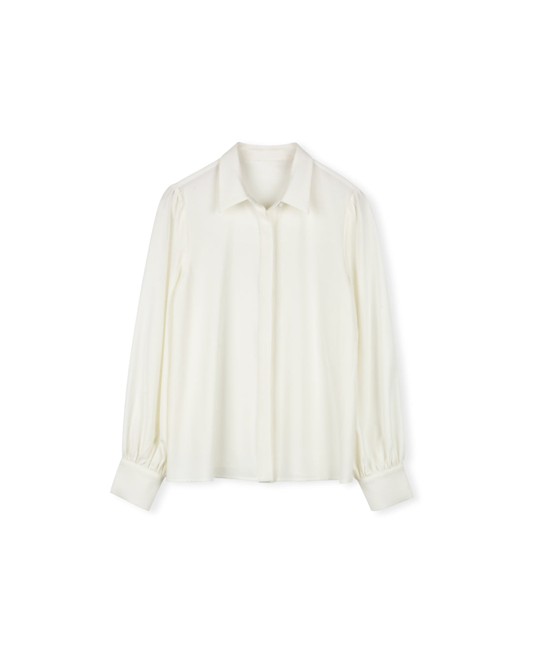 Silky Bubble Sleeve Blouse - Junees