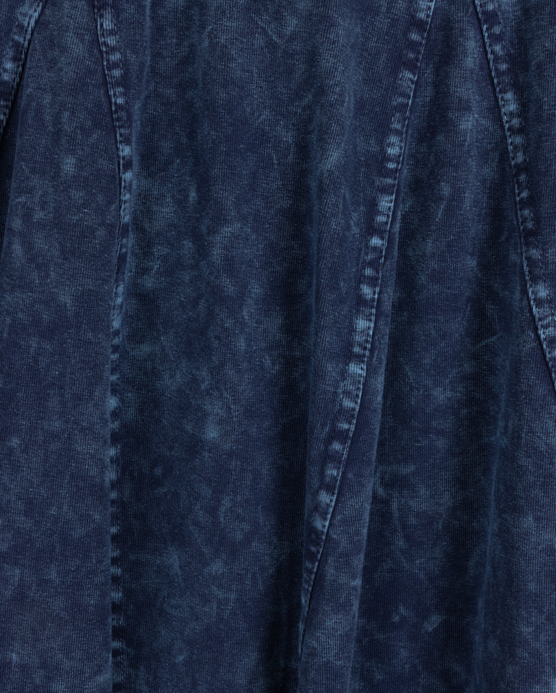 Mineral Wash Open Panel Midi Skirt