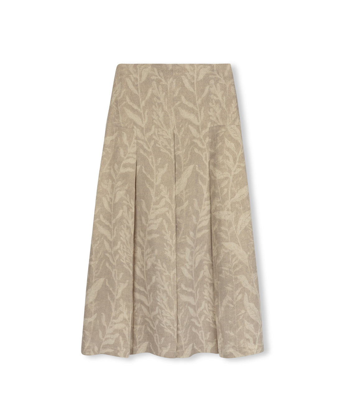 Shimmer Printed Pleated Skirt - Junees