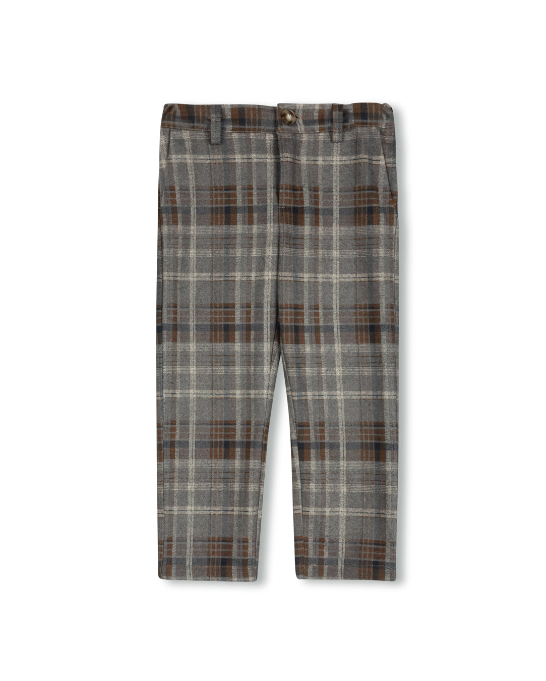 Katie Wool Plaid Pants C-22478