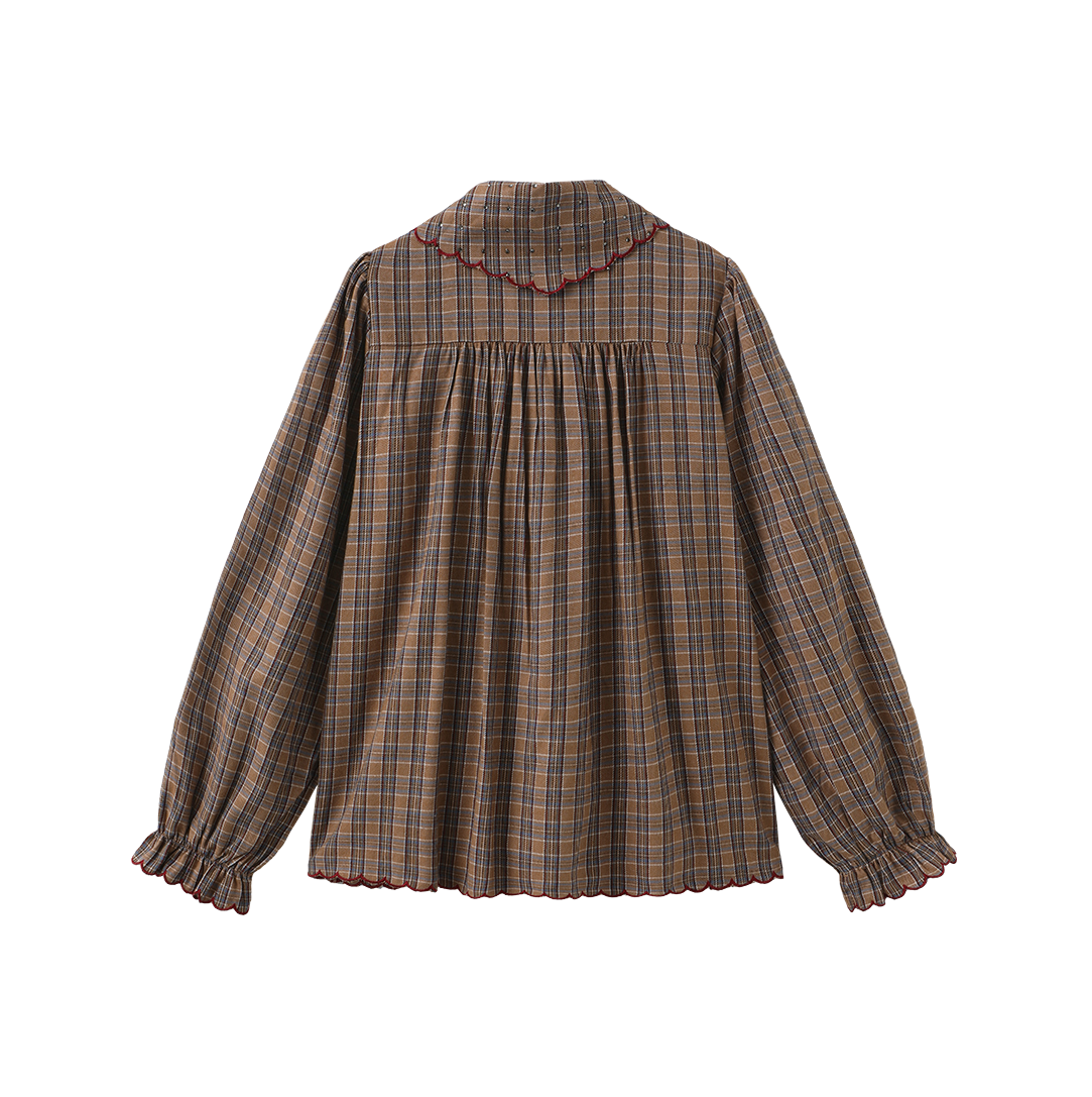 Neal Plaid Blouse