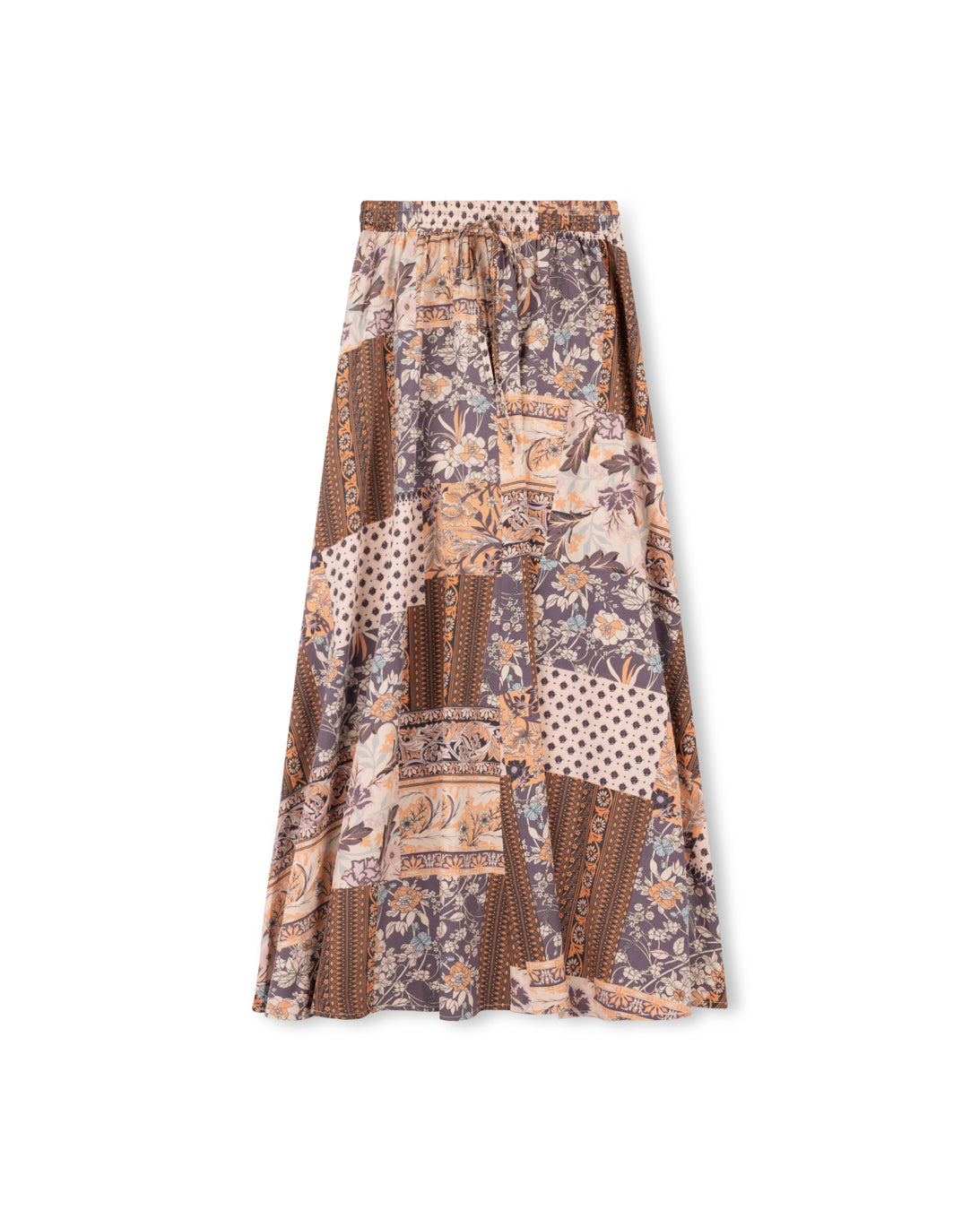 Multi Printed Skirt W-17364