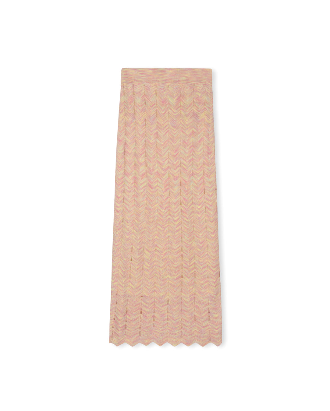 Nia Chevron Knit Maxi Skirt