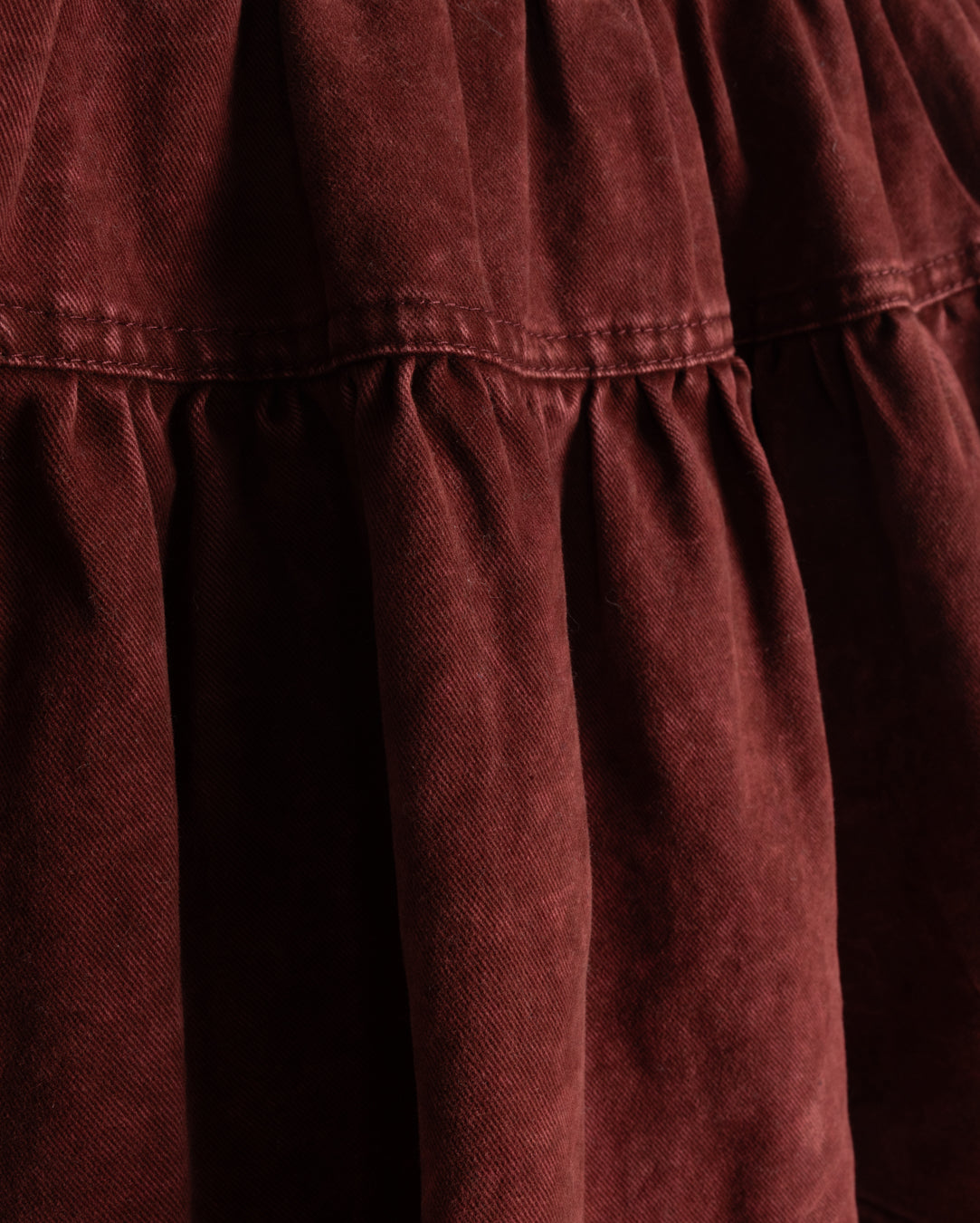 Clara - Full Round Denim Skirt