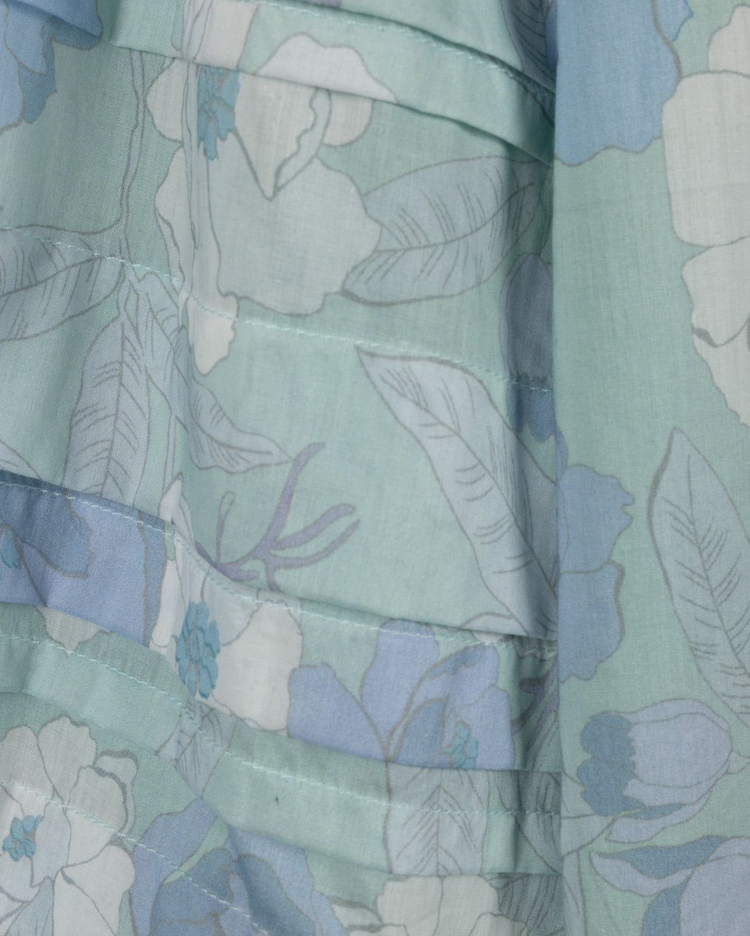 Floral Printed Pleated Detail Blouse