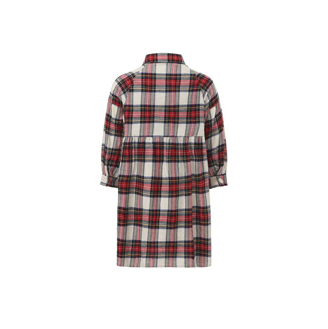Fenny Plaid Shirt Dress