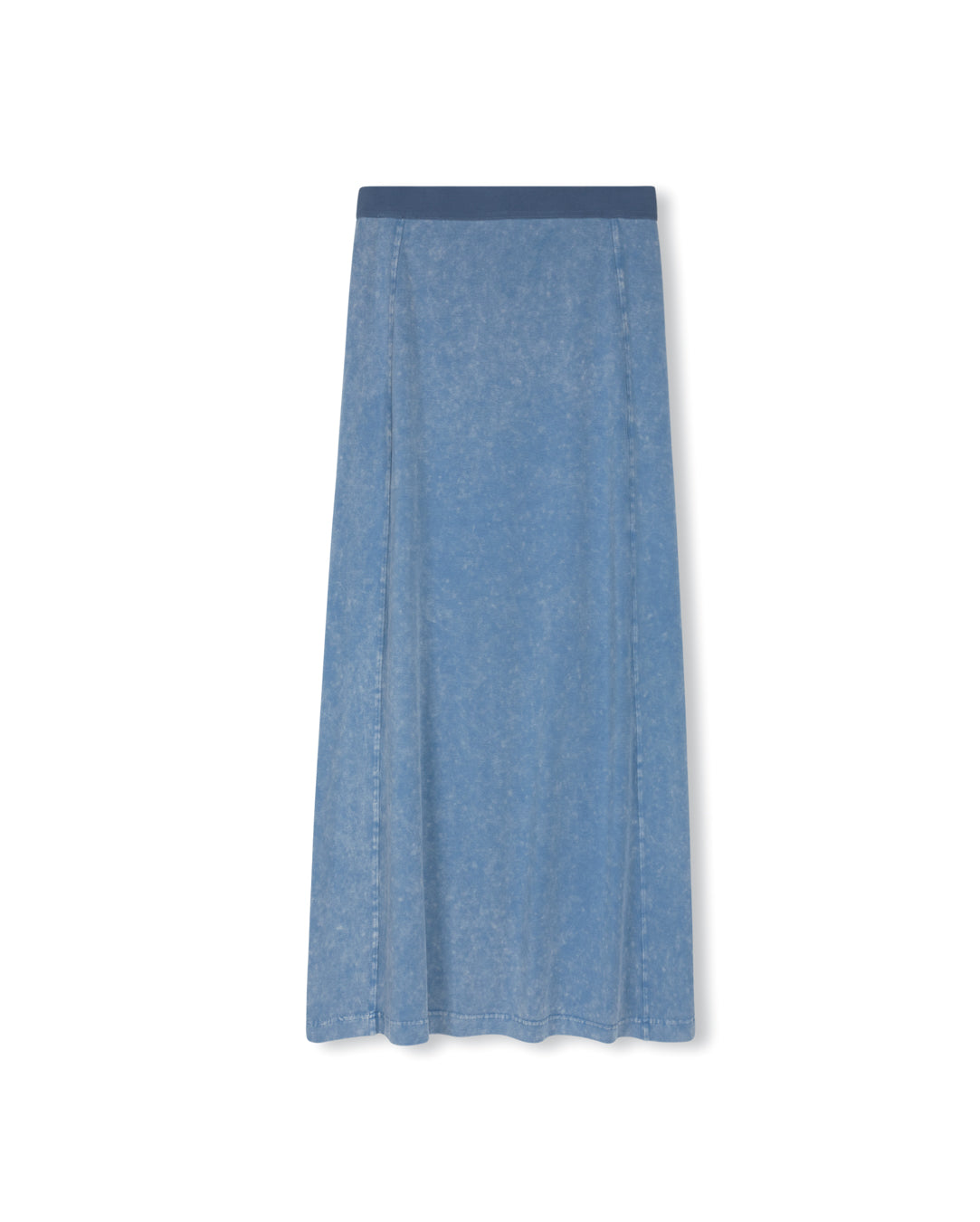 A-Line Mineral Wash Maxi Skirt