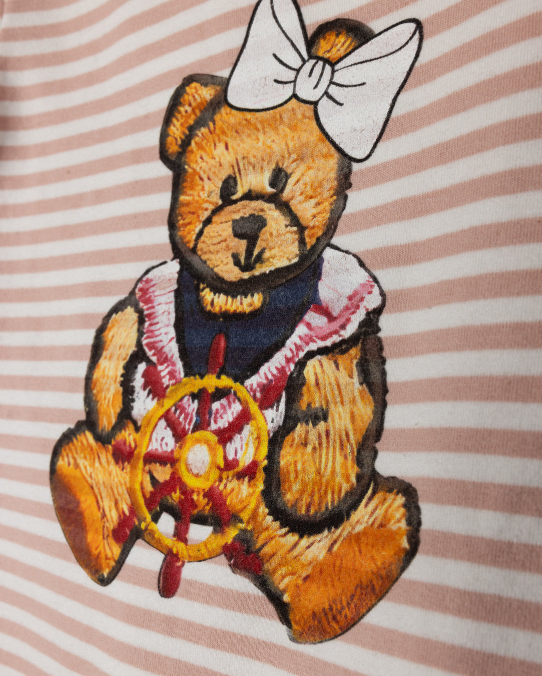 Teddy Bear Striped T-shirt Set