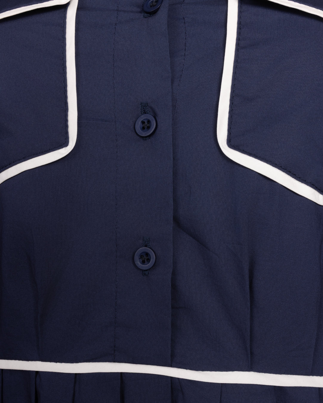 Poplin Trimmed Dress