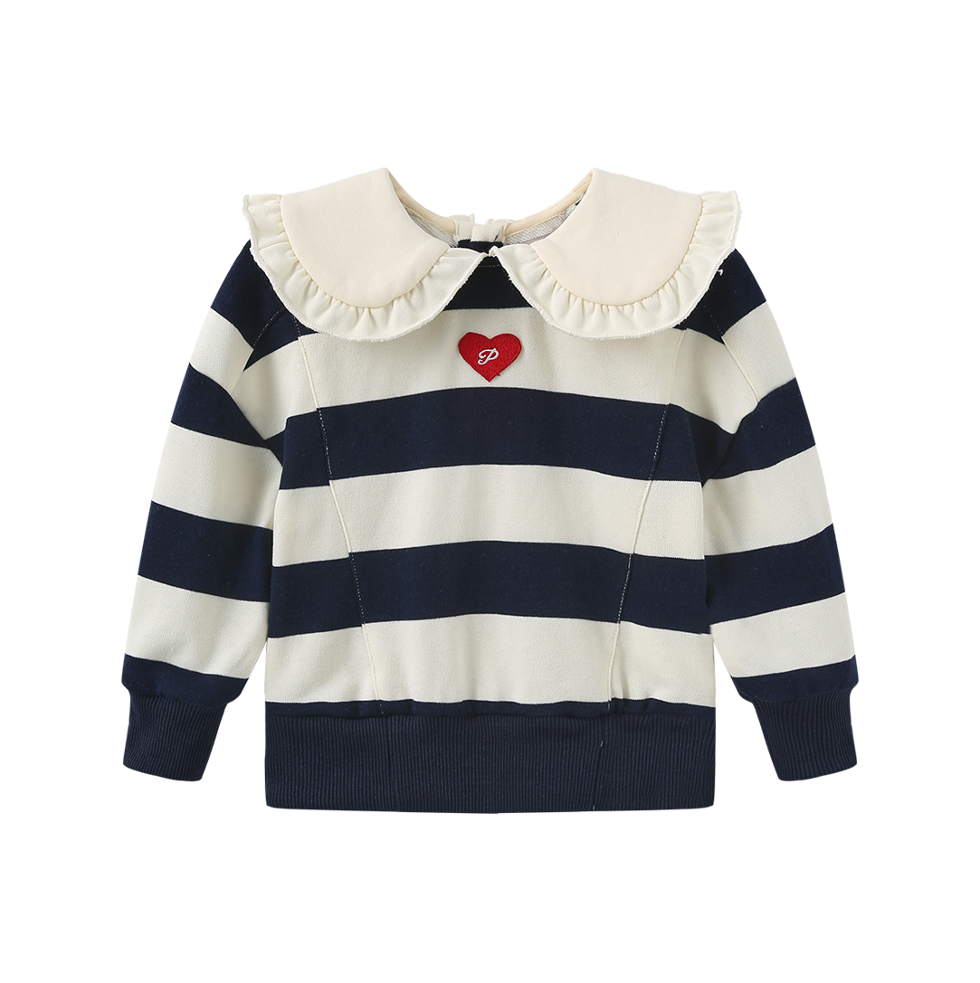 Trill Striped Sweatshirt Girls Set