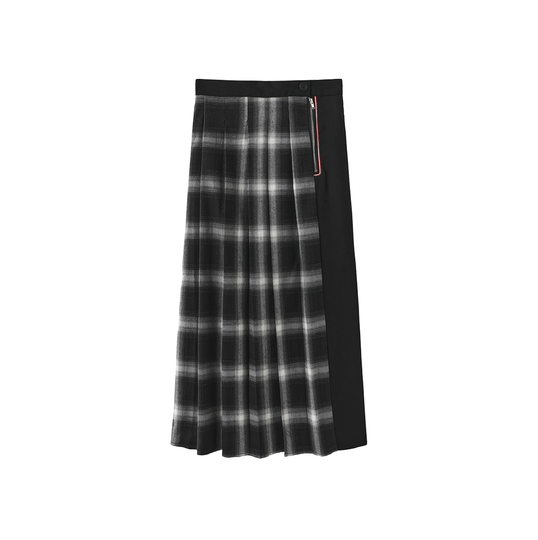 Elisa Plaid Midi Skirt
