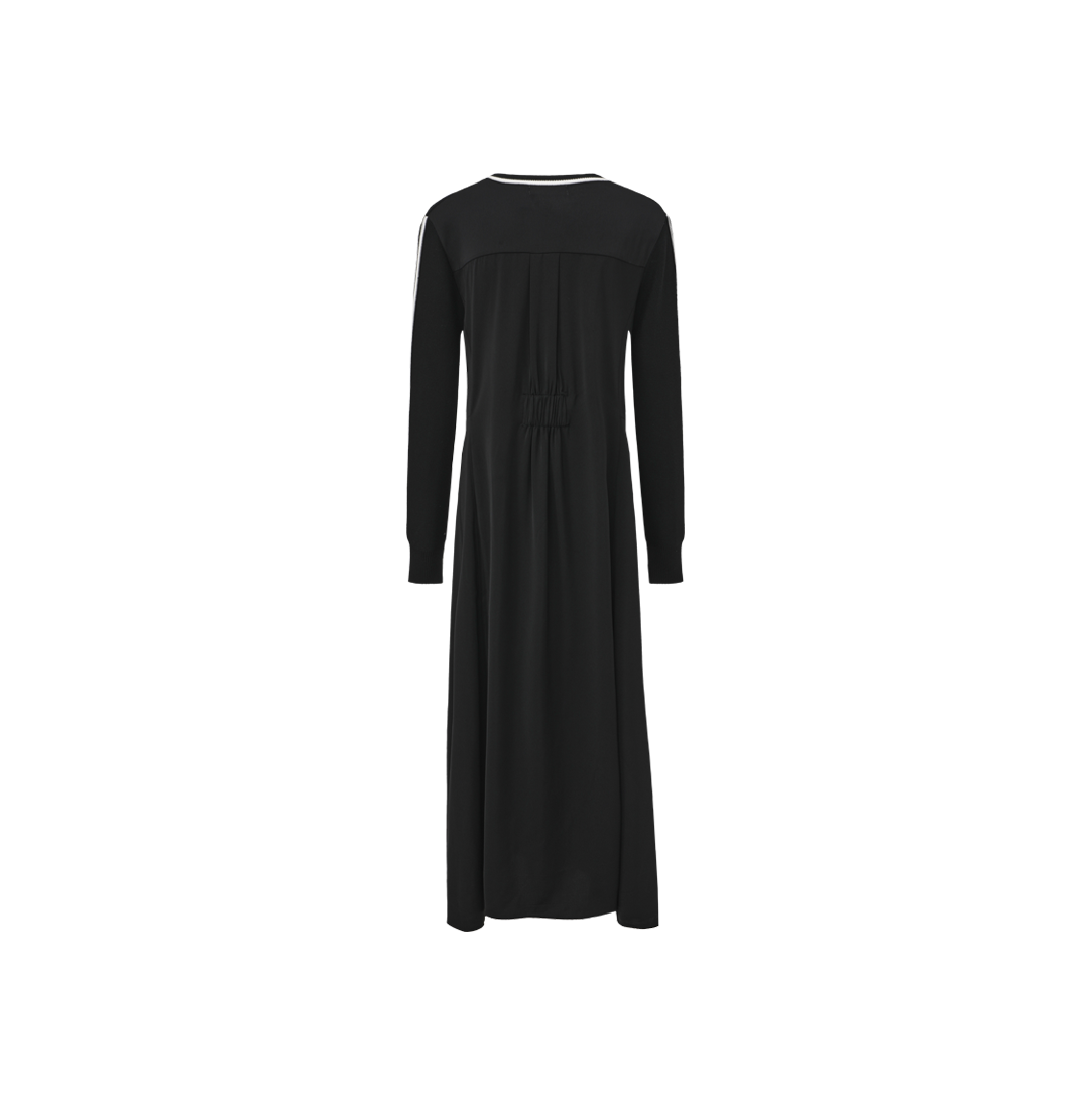 Tone On Tone Silk Knit Dress