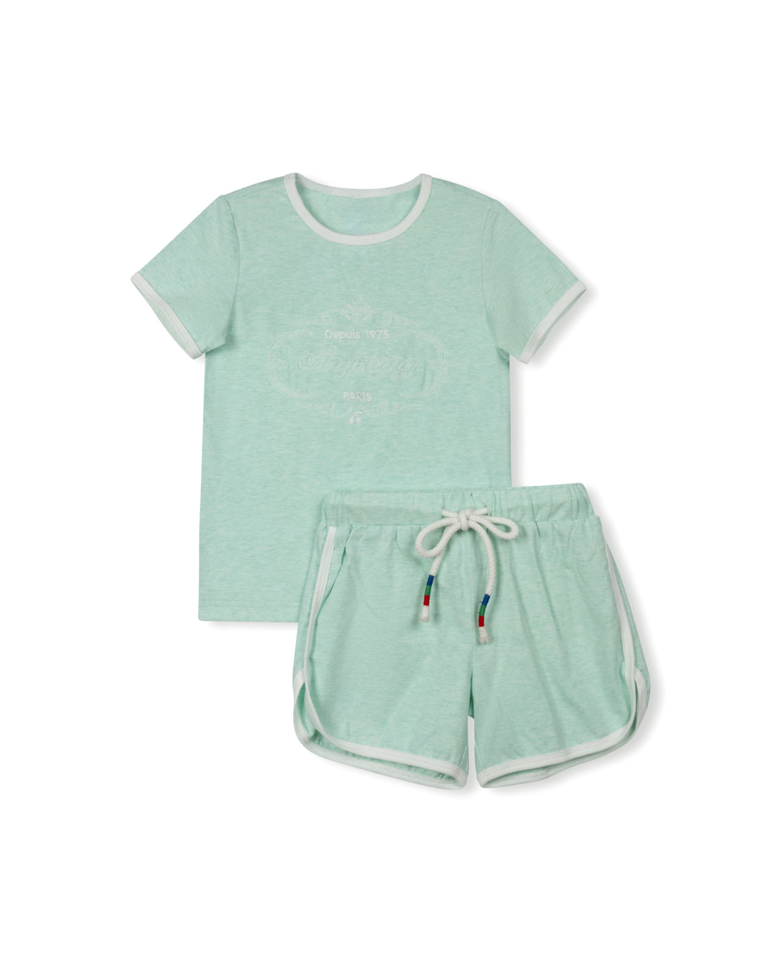 Sadie Marled T-shirt Set