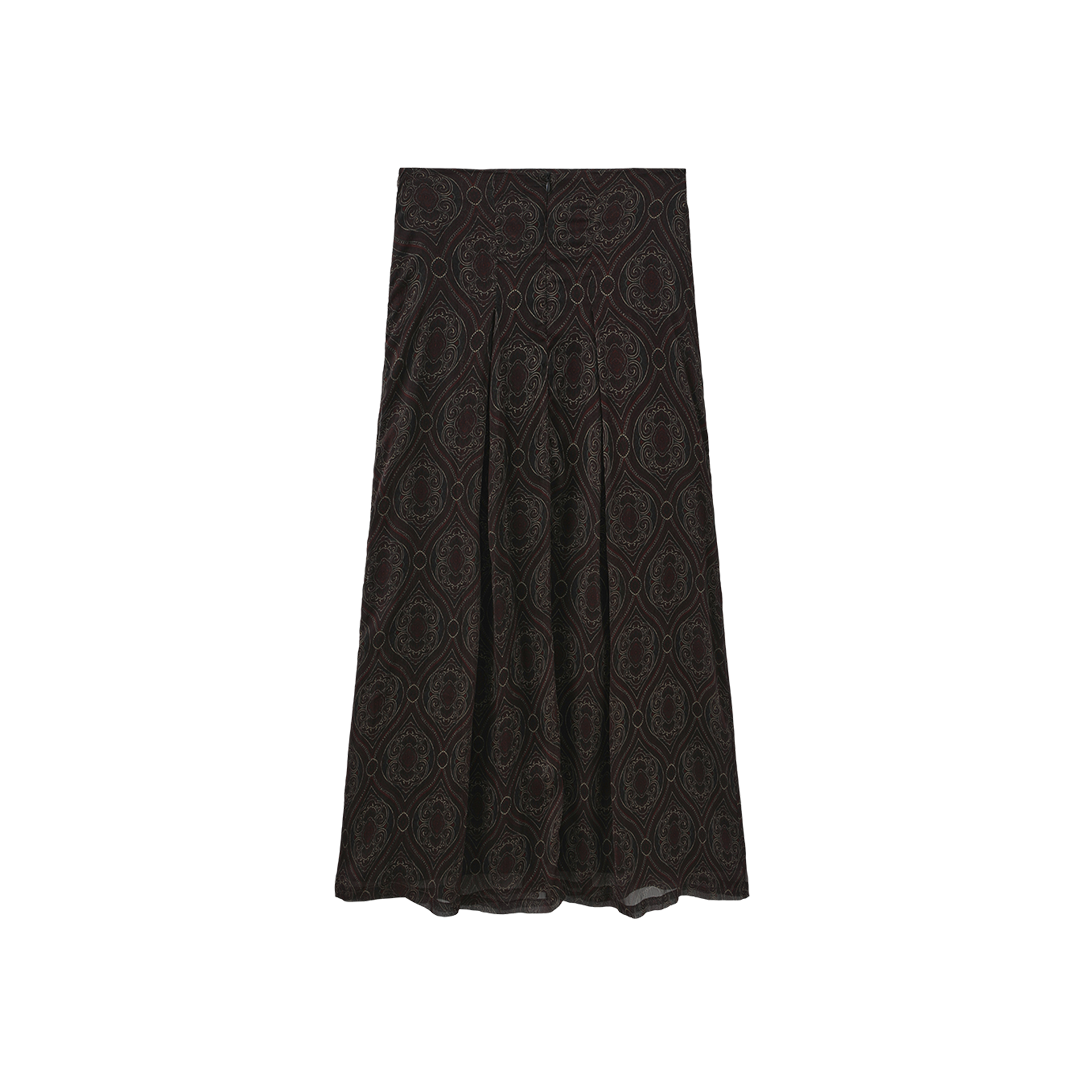 Gem Kick Pleat Skirt