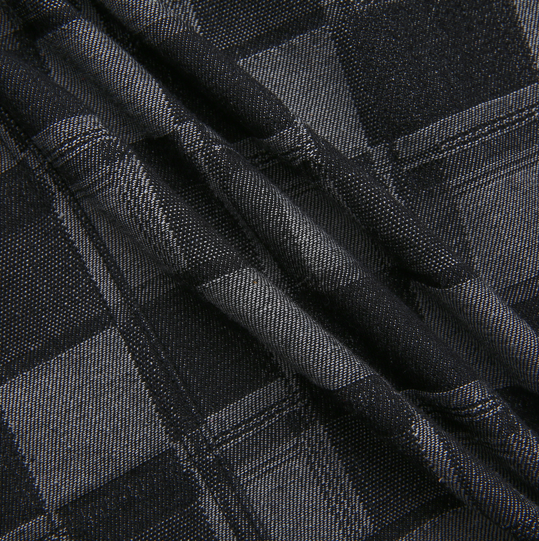 Plaid Fly Straight Skirt