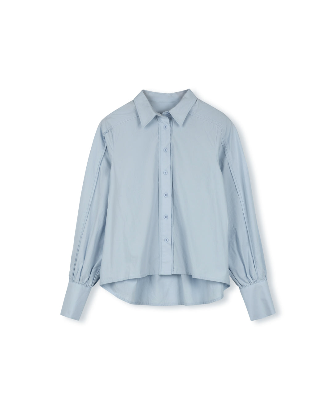 Poplin Ripped Edge Button Down