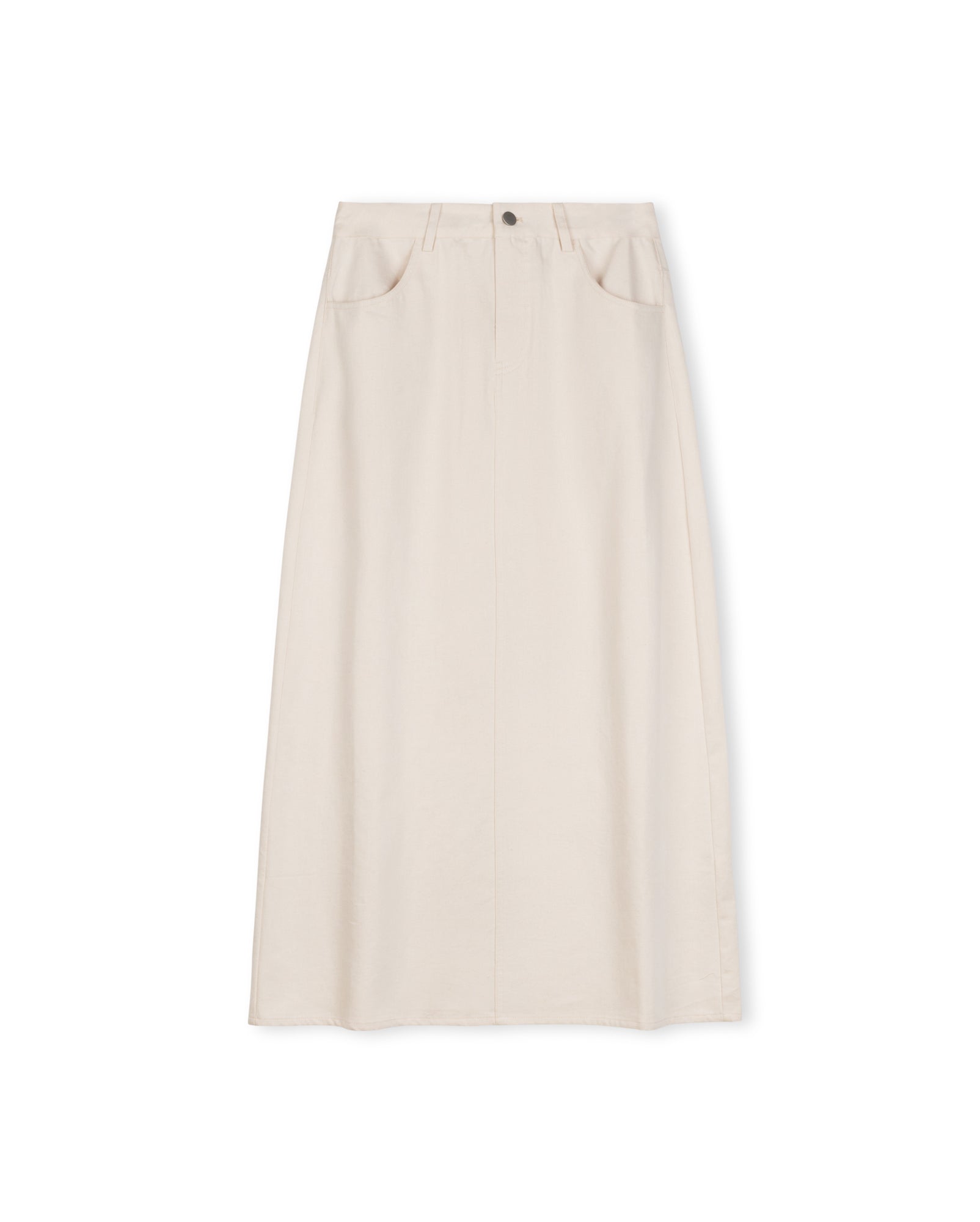 Denim Straight Fly Front Skirt - Junees