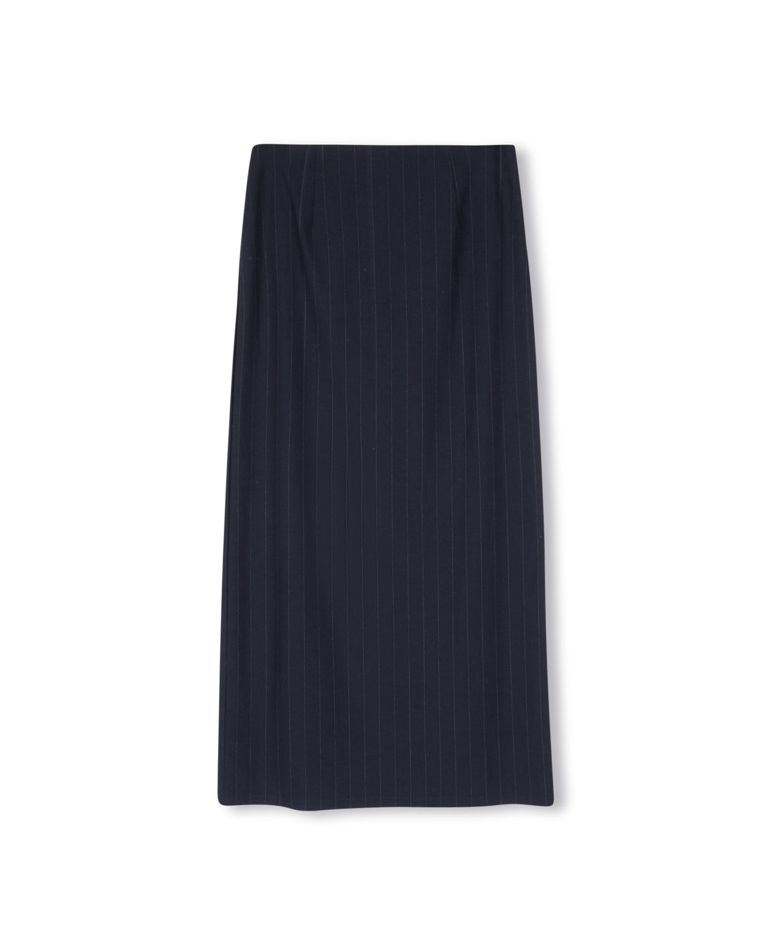 Pintstripe Straight Skirt W-22763