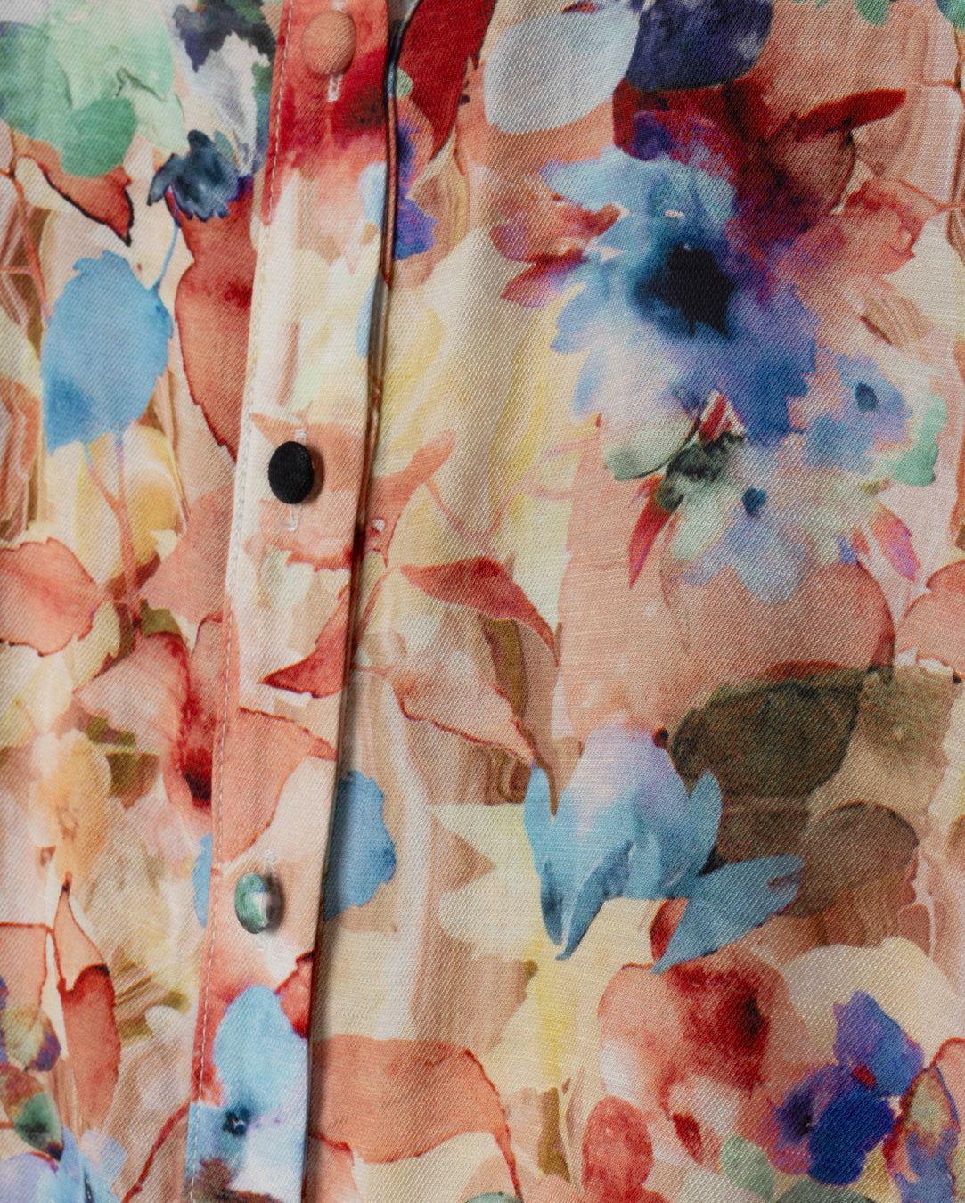 Red Floral Blouse - Junees