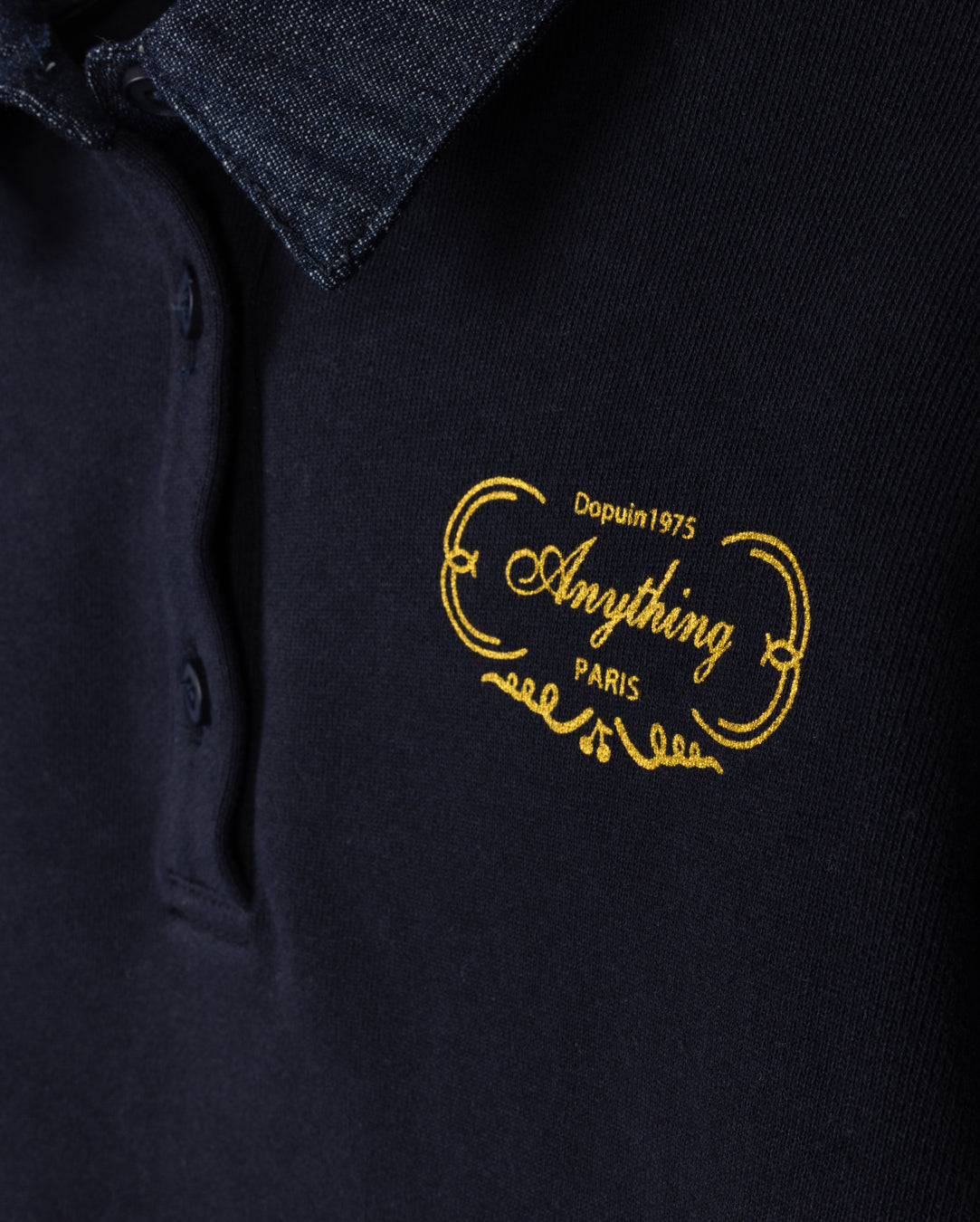 Olivia Checked Pointed Collar Sweatshirt C-20273