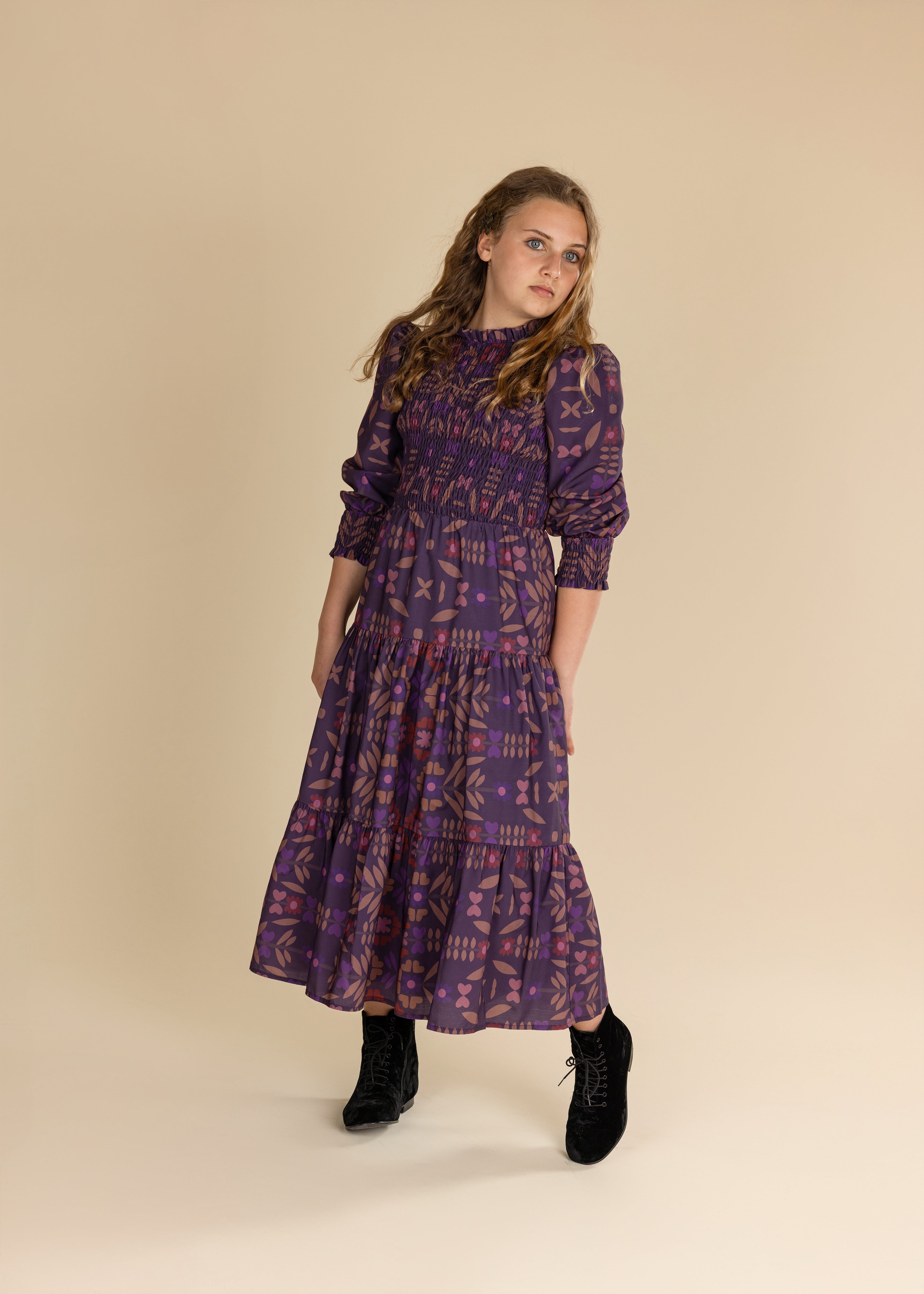 Floral Smock Dress