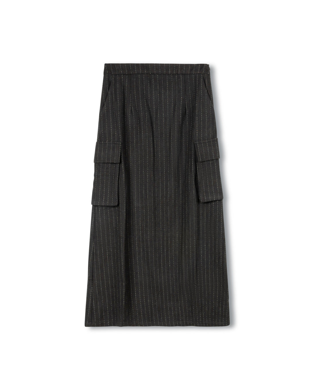 Cargo Pinstripe Skirt