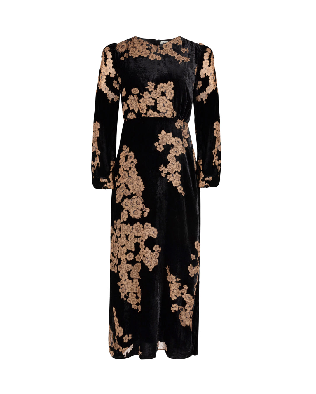 V-Neck Floral Printed Dress