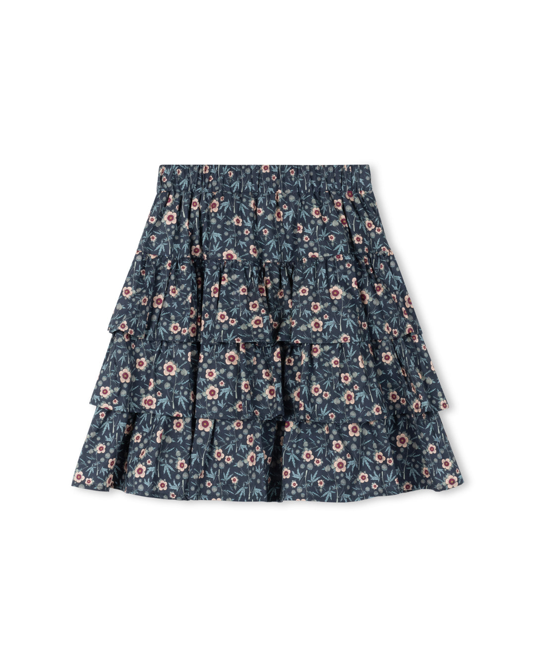 Tear - Floral Printed Layered Skirt