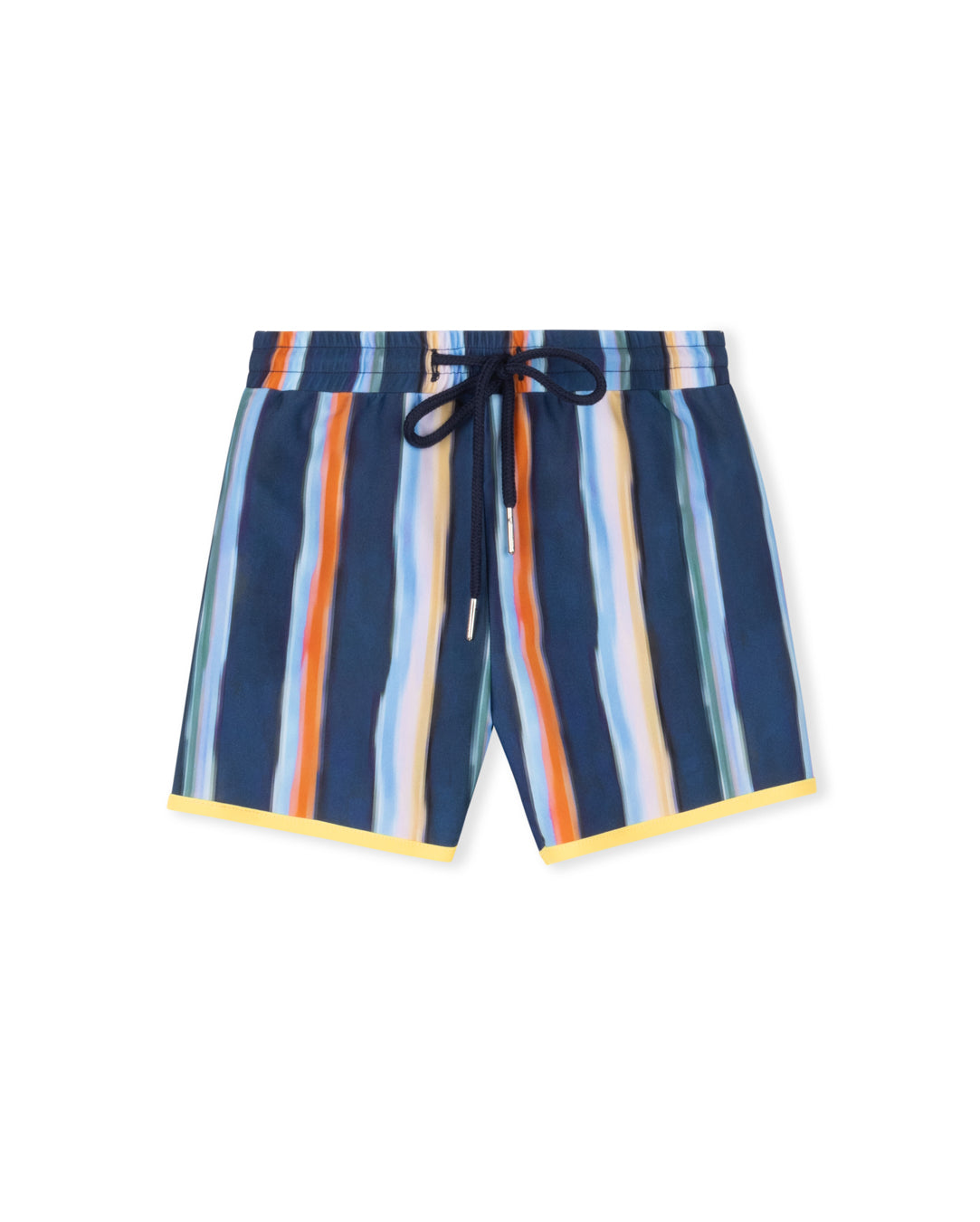 Brushed Stripe Bathing Suite Shorts