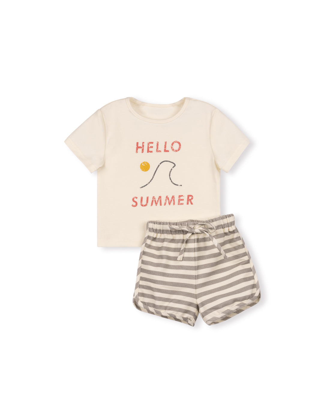 Spin Hello Summer Tee And Shorts