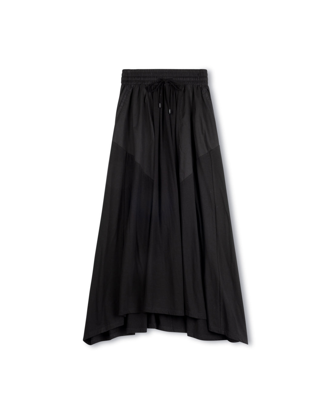 Maxi Poplin Patch Detailed Skirt