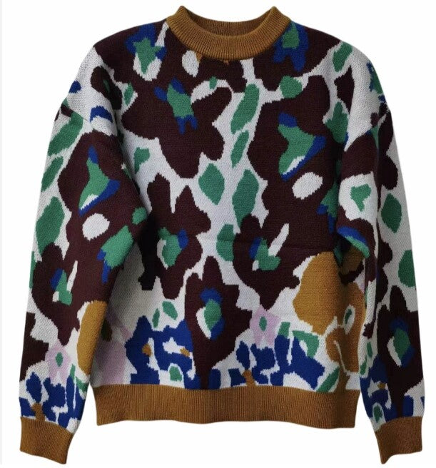 Water Printed Sweater