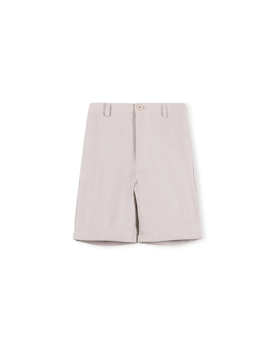Marled Linen Boys Shorts