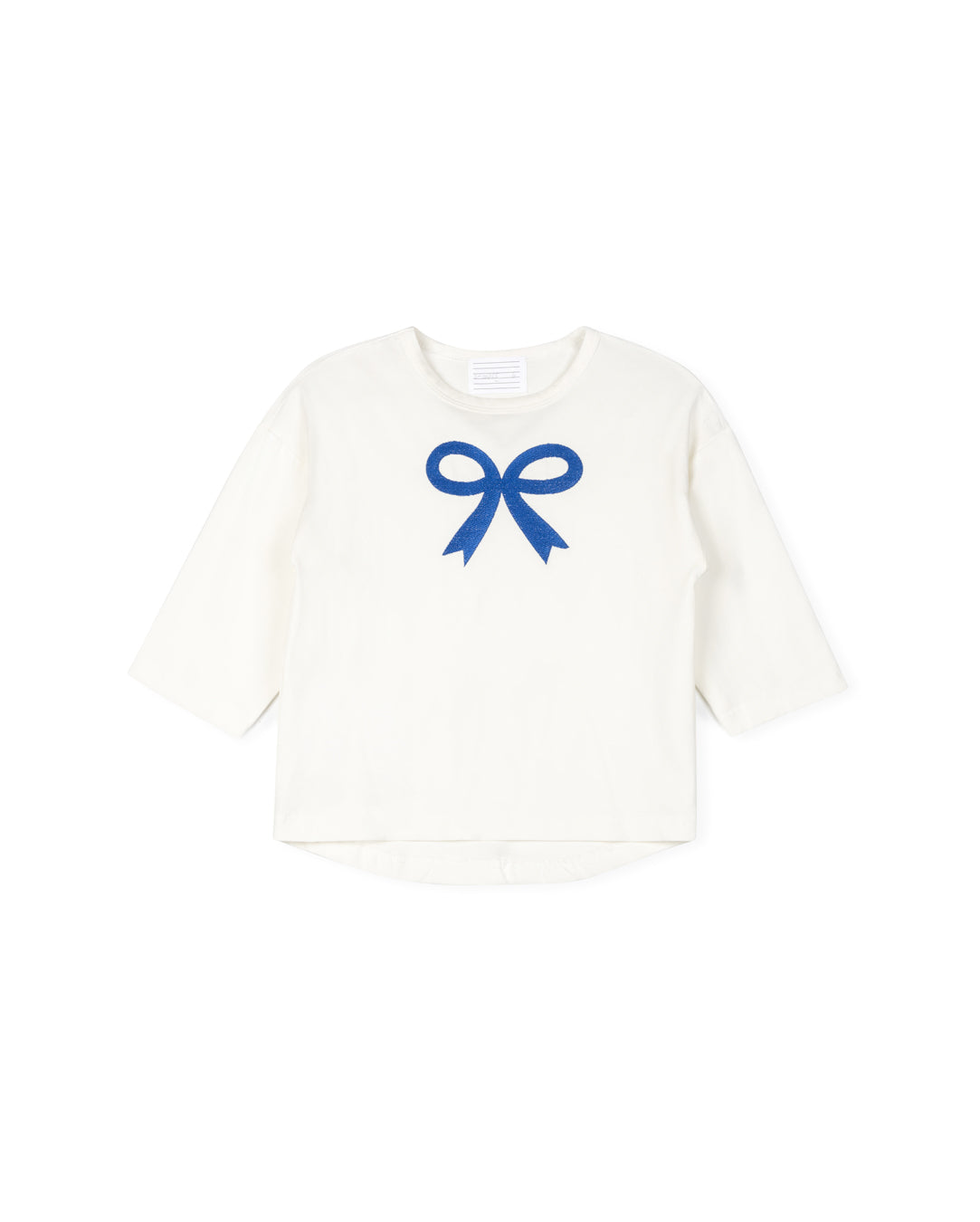 Embroidered Bow Dolman Tee