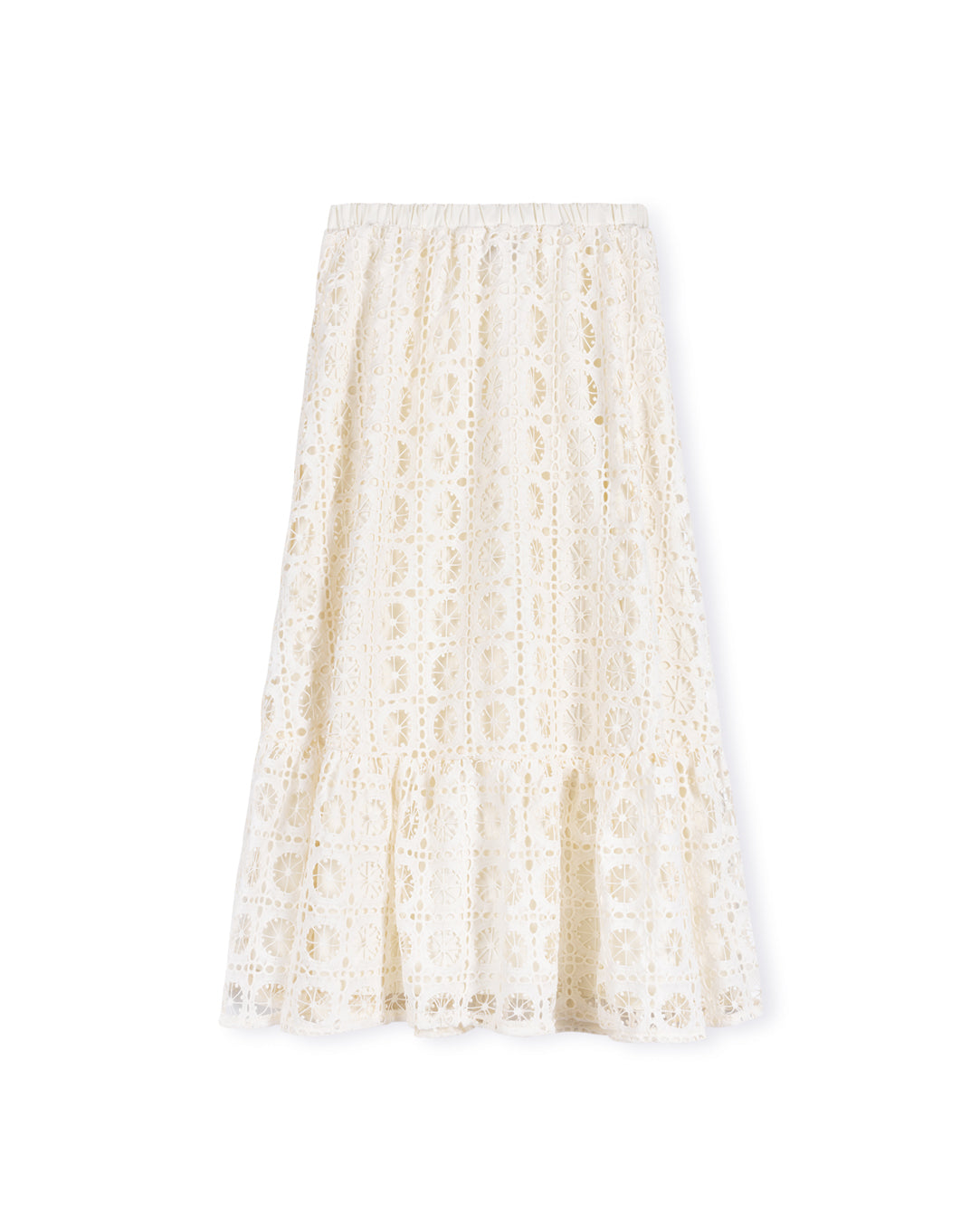 Lace Bottom Tier Skirt