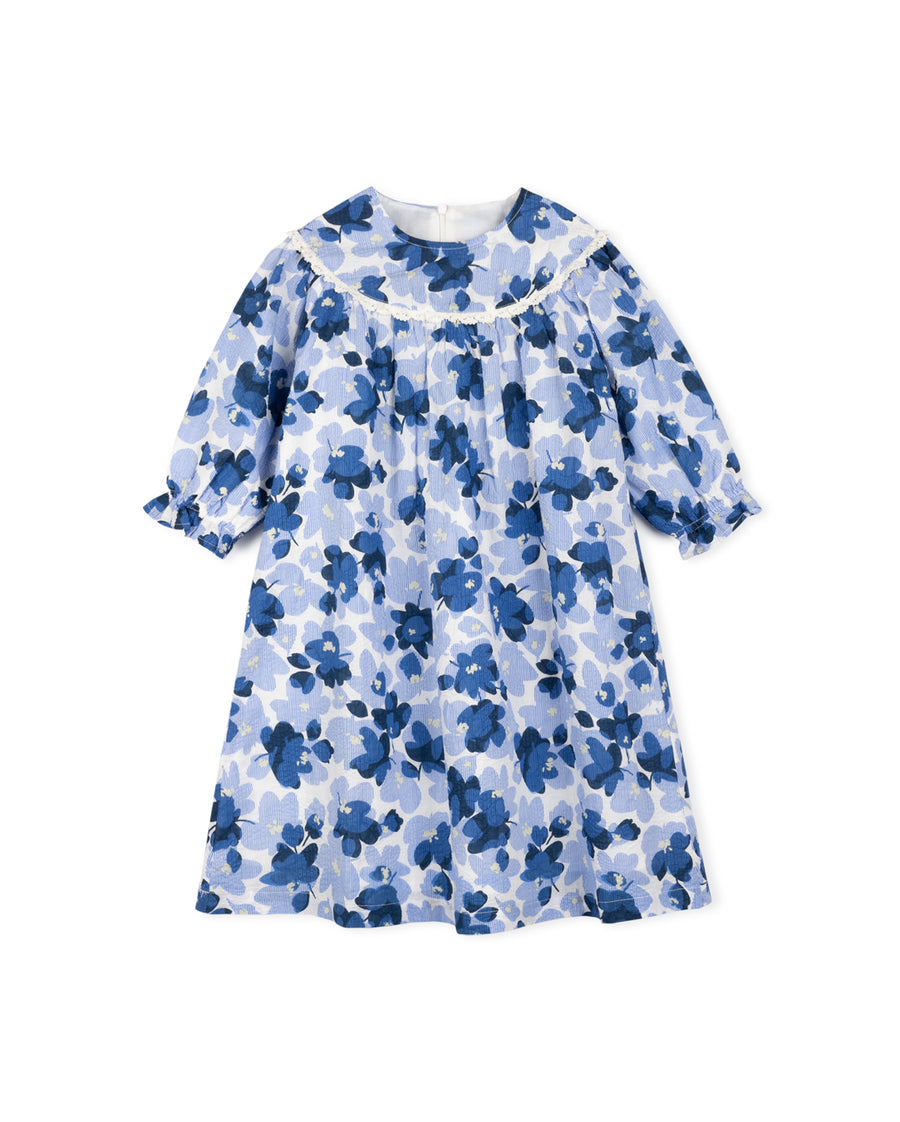 Carla - Striped Flower Bib Dress – Junees