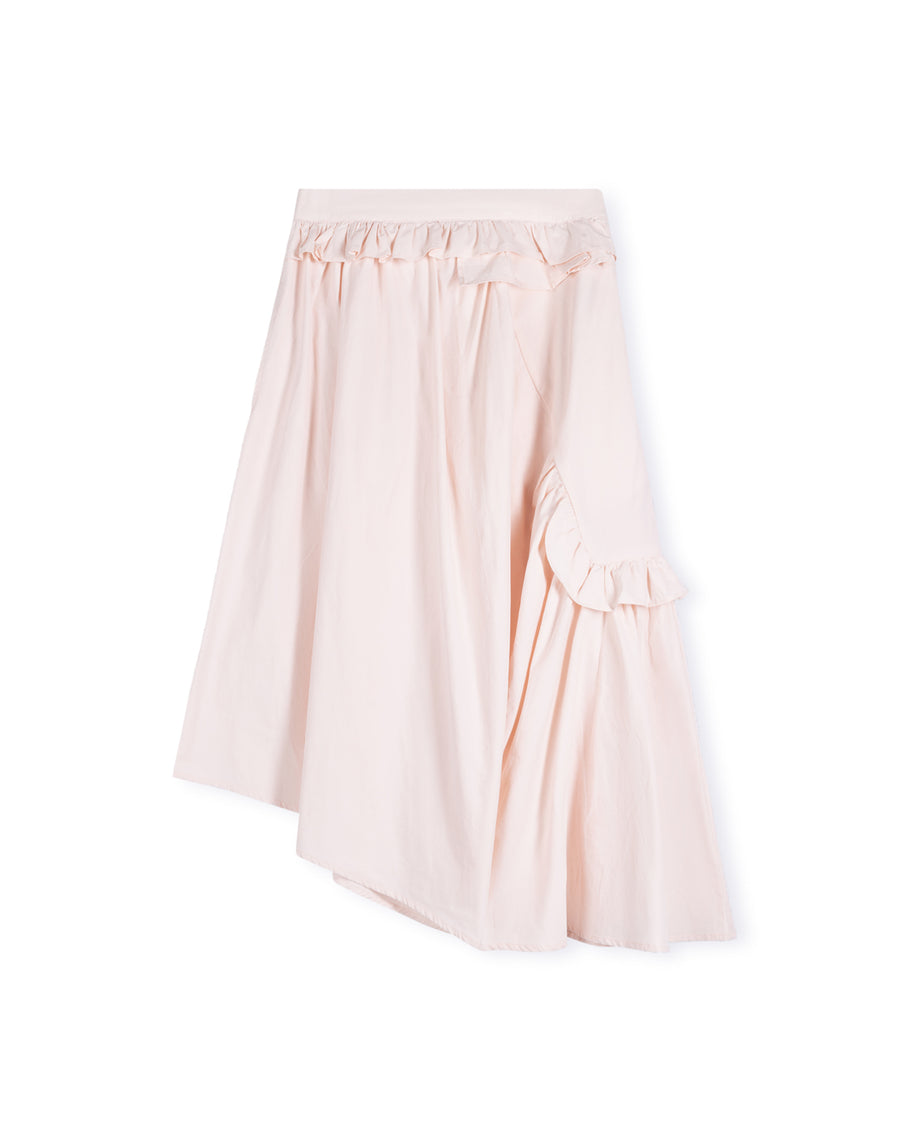 Ardo -Poplin Asymmetric Skirt