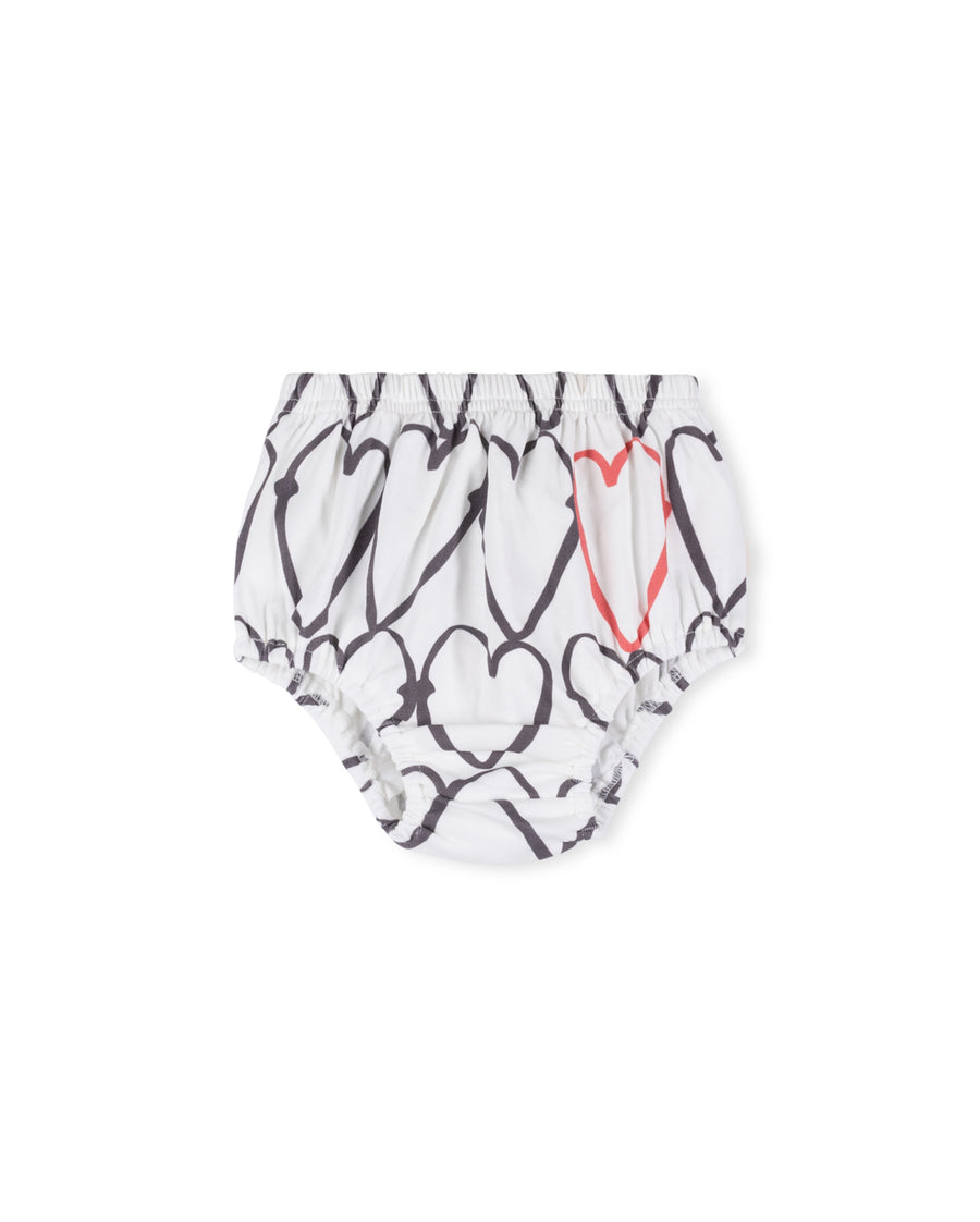 Parry - Heart Printed T-Shirt Bloomer