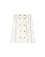 Pelly - Wood Button Down Skirt