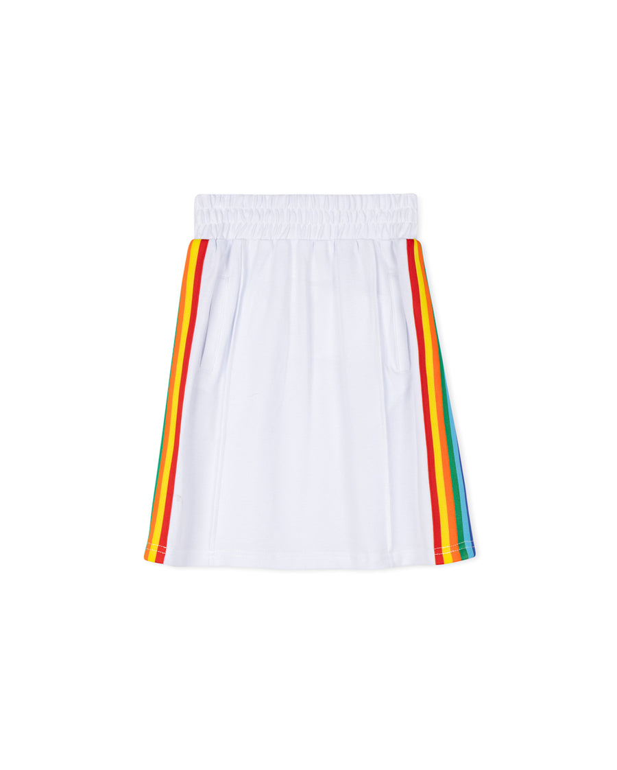 Colorful Side Stripe A-line Skirt