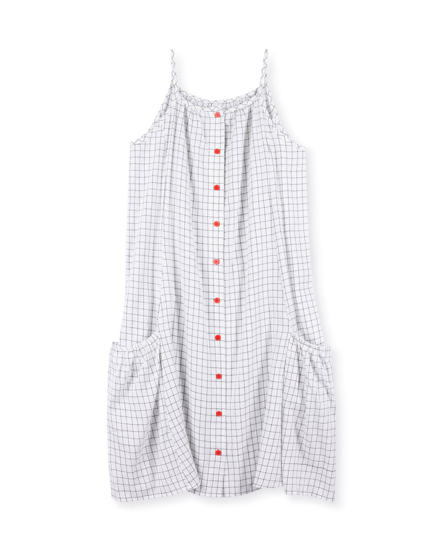 Checked Button Down Pocket Jumper