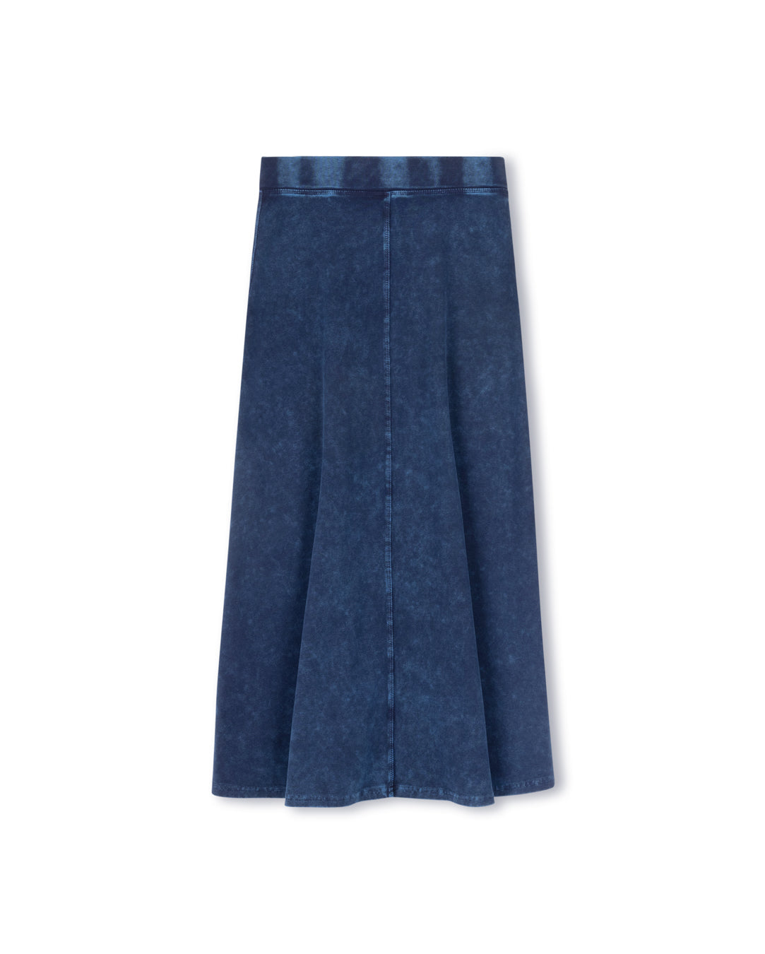 Mineral Wash A-line Maxi Skirt