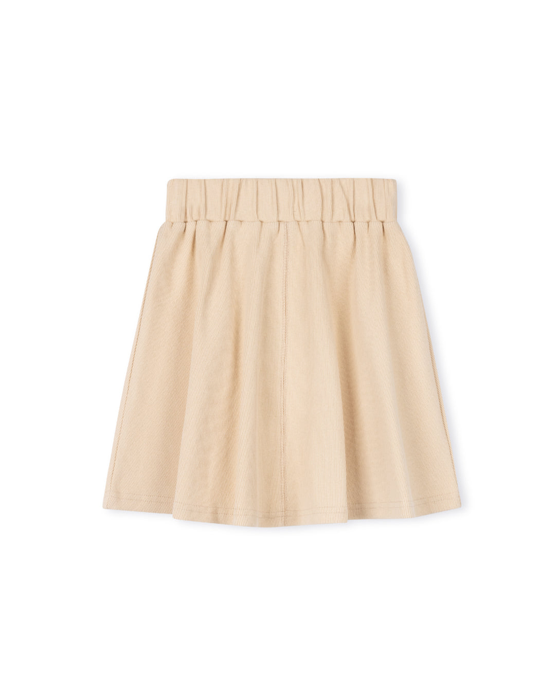 Basic Ribbed A-line Skirt