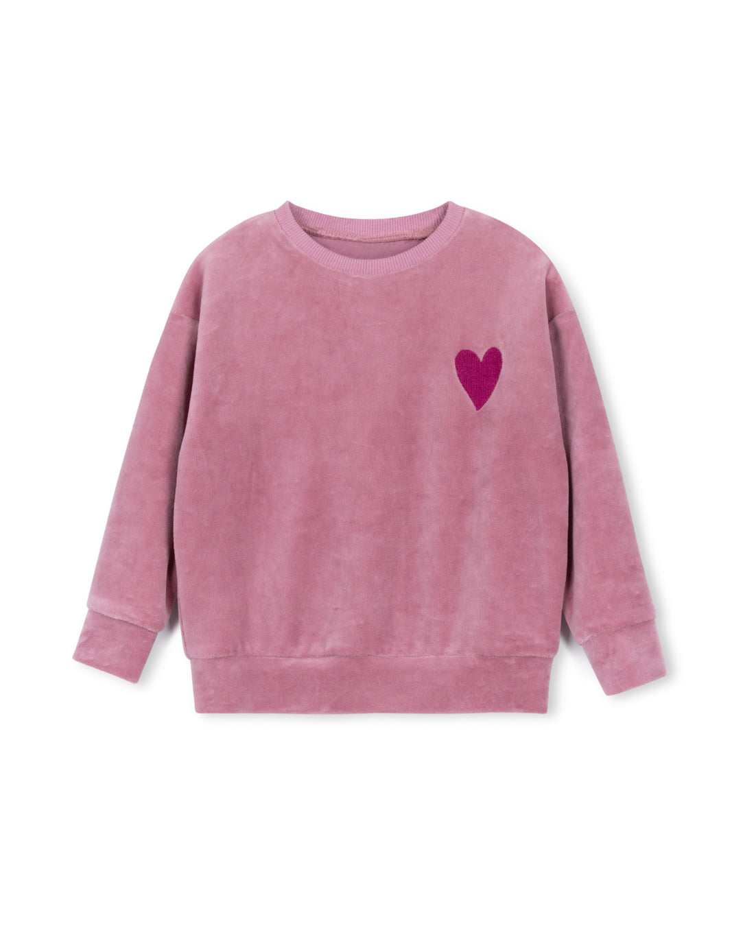 Ferry - Velour Heart Printed Sweater