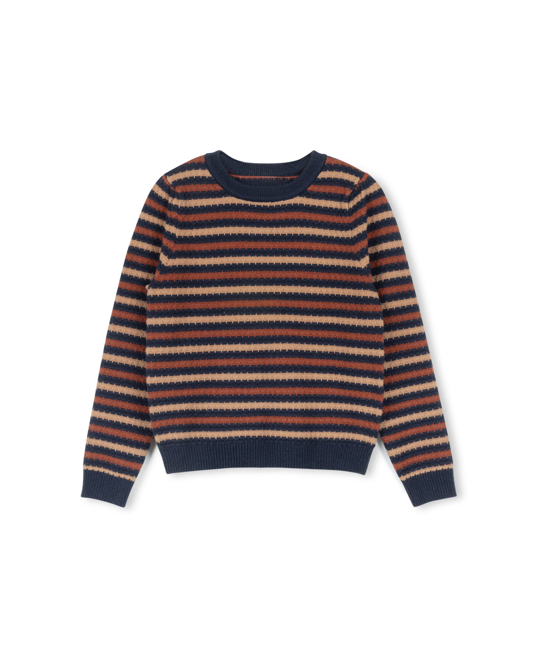 Roping - Striped Knit Sweater