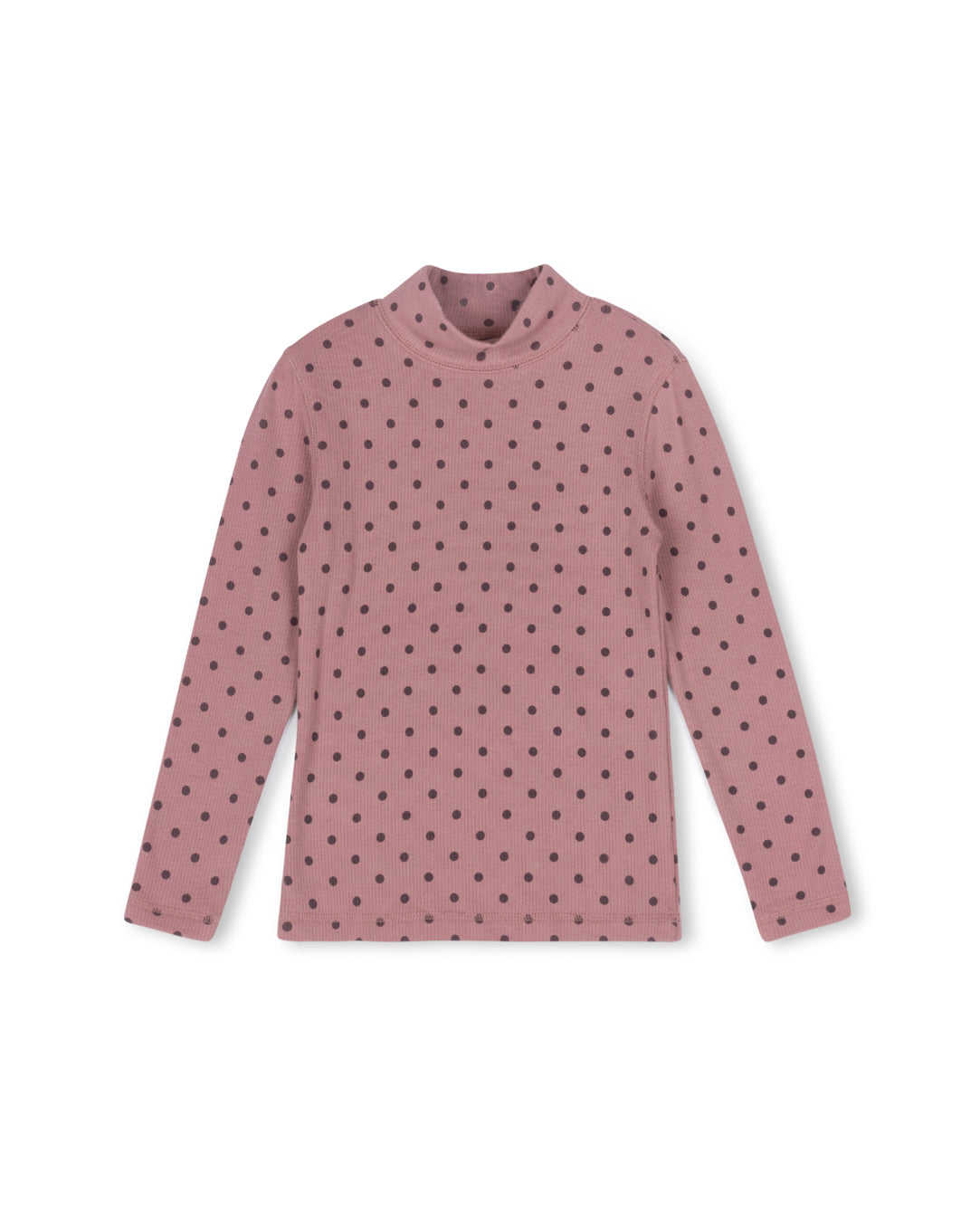 Partin - Ribbed Polka Dotted Turtleneck