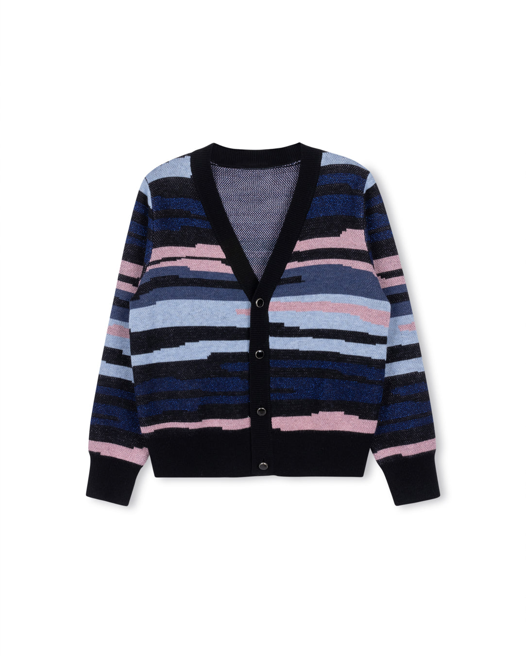 Multi Colored Zebra Print Cardigan