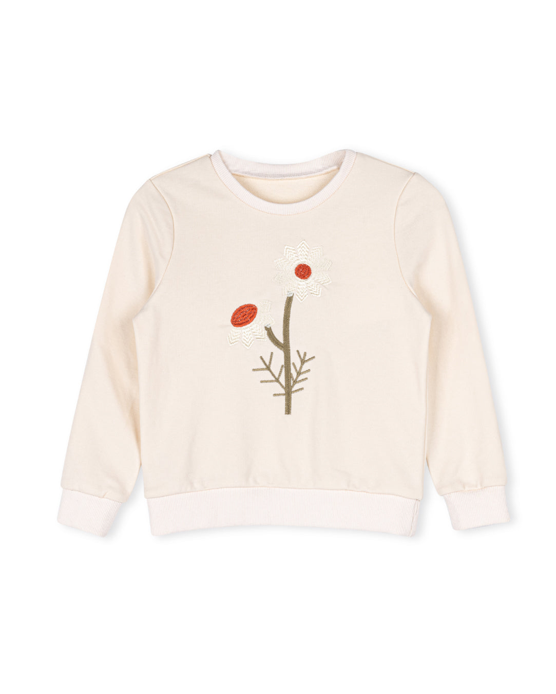 Embroidered Sunflower Sweatshirt