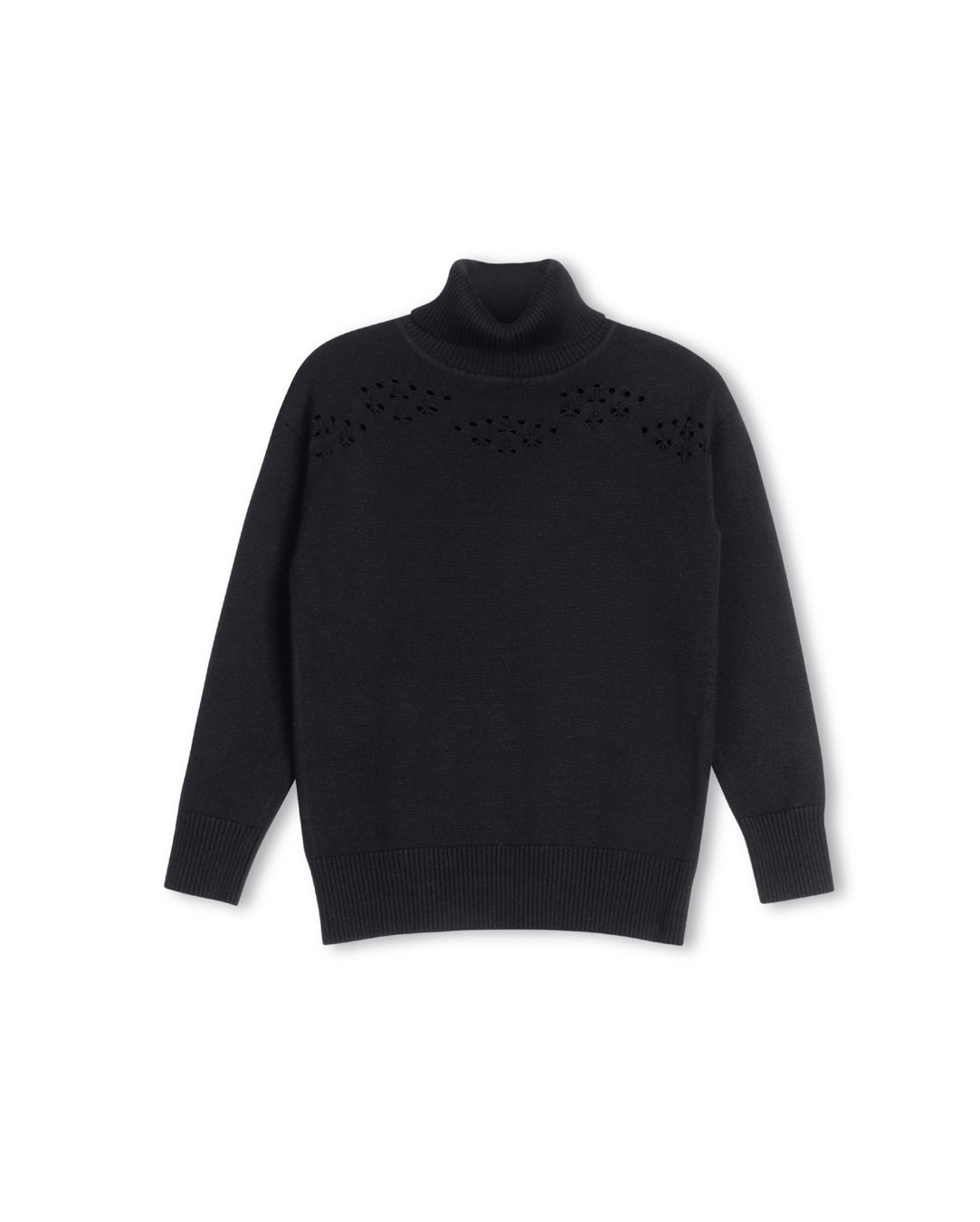 Grant - Knit Pointelle Detail Sweater